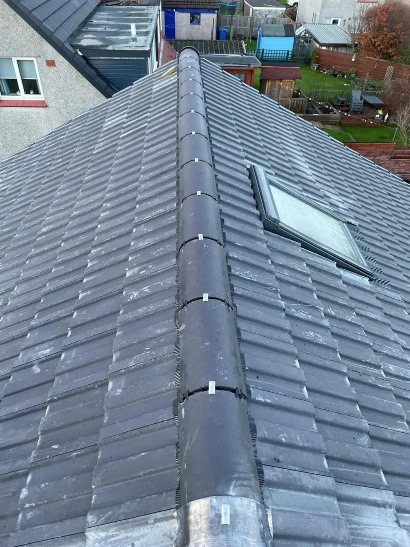 NC Roofing Services completing a re-roof in Bearsden
